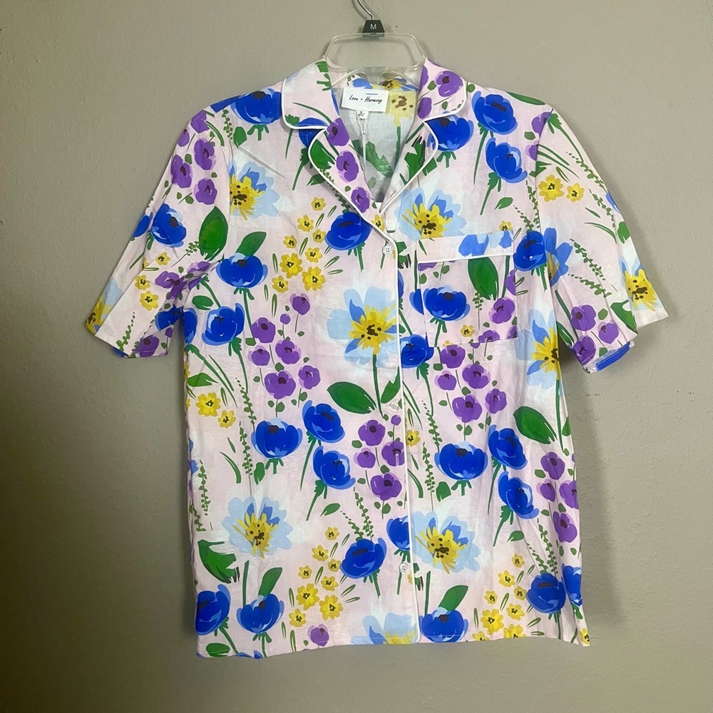 Love + Harmony Floral print shirt